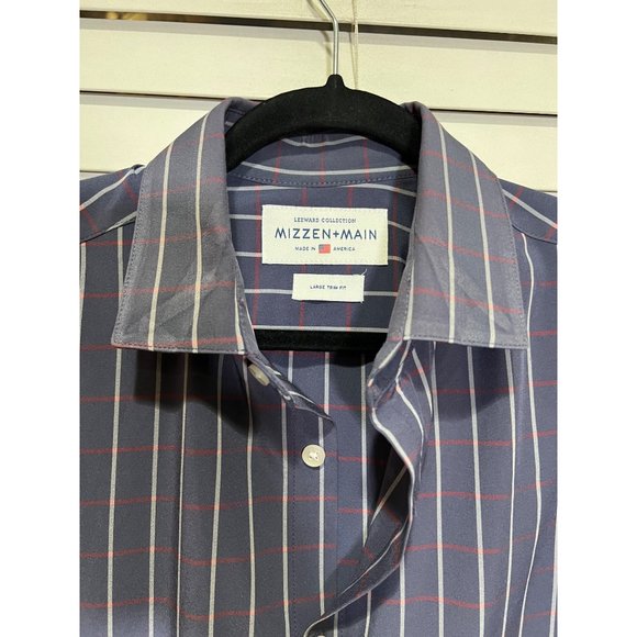 Mizzen and Main Long Sleeve Button Up‎ Shirt - Size L - Picture 2 of 3